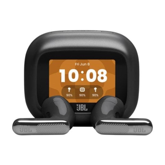 Auriculares JBL Live Flex 4 sans fil Bluetooth avec réduction de bruit, micro et IP54, noir