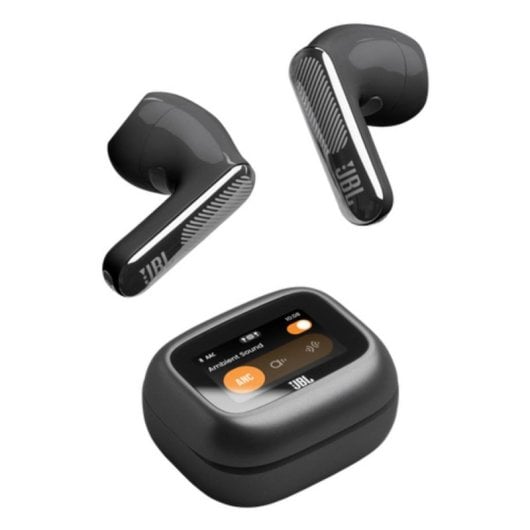 Auriculares JBL Live Flex 4 sans fil Bluetooth avec réduction de bruit, micro et IP54, noir