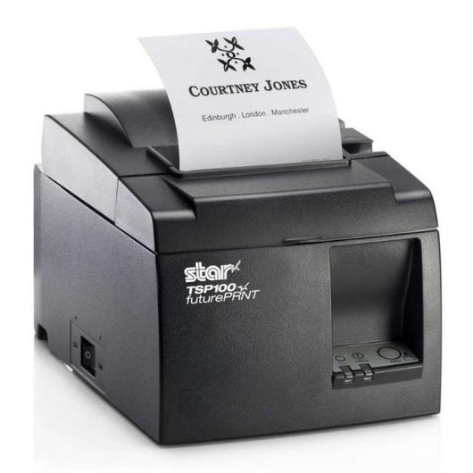 Thermodrucker USB Star Micronics TSP143IIU+ hohe Geschwindigkeit mit automatischem Schnitt