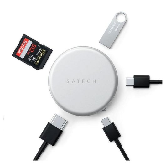 Adapter USB-C Satechi SA-ST-POTG5S HDMI 4K 60W SD
