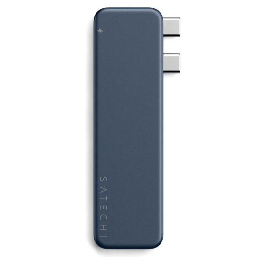 Hub Satechi 6 Ports USB-C 45 W Modell SA-ST-HUSNB mit HDMI und SD-Kartenleser