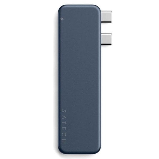 Hub Satechi 6 puertos USB-C 45 W modelo SA-ST-HUSNB con HDMI y lector SD