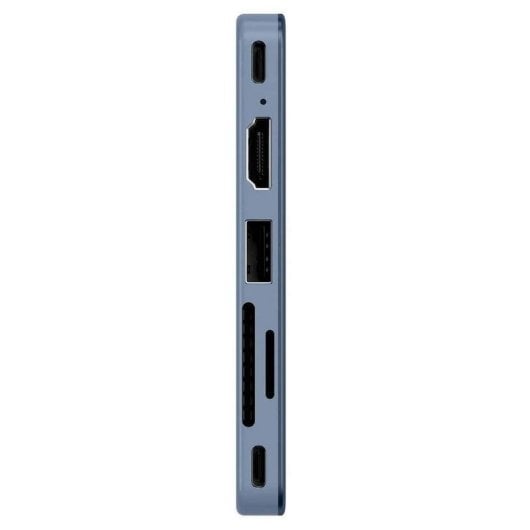 Hub Satechi 6 puertos USB-C 45 W modelo SA-ST-HUSNB con HDMI y lector SD
