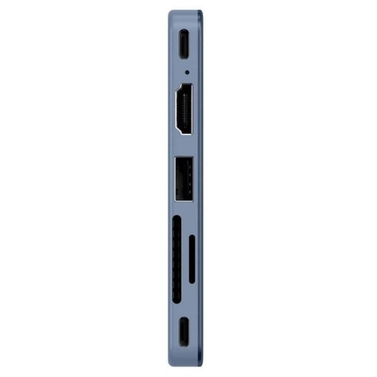 Hub Satechi 6 Ports USB-C 45 W Modell SA-ST-HUSNB mit HDMI und SD-Kartenleser