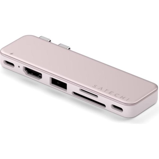 Hub Satechi 6 Ports USB-C 45 W Modell SA-ST-HUSNP HDMI SD