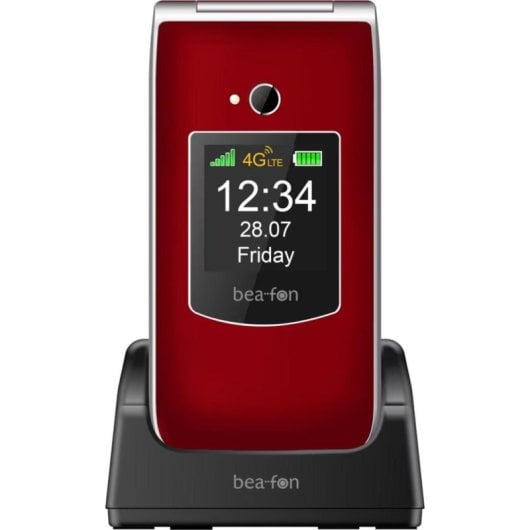 Bea-Fon SL605 LTE 4G 2,4" Concha SOS IP54 Negro Rojo