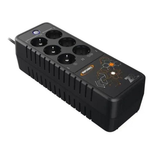 Sai Infosec 550VA Batterie Plomb Acide 10 Minutes Protection Surtensions