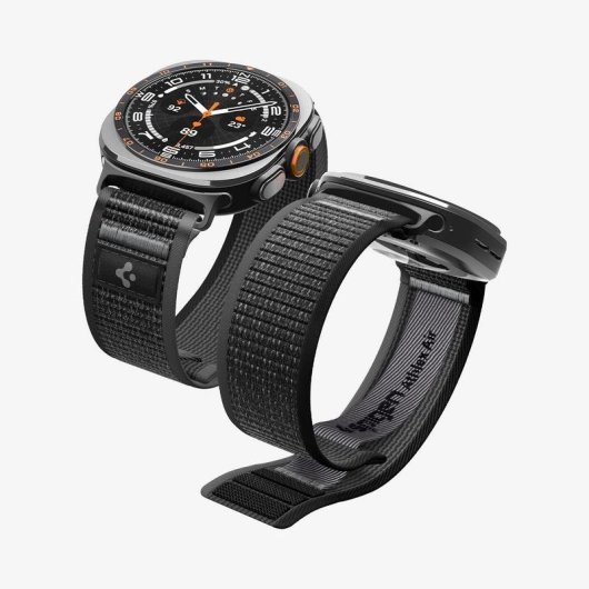 Correa Spigen Athlex Air para Samsung Galaxy Watch Ultra 2 47mm nylon negra