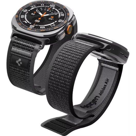 Correa Spigen Athlex Air para Samsung Galaxy Watch Ultra 2 47mm nylon negra