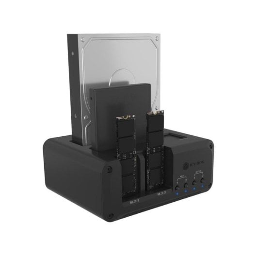 Caja PC Icy Box IB-2925MS-CU31 M.2 USB-C Negro con gestión independiente