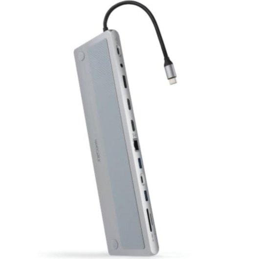 HUB USB-C 12 en 1 Nanocable HDMI 4K DisplayPort Ethernet USB 3.0 PD 100W