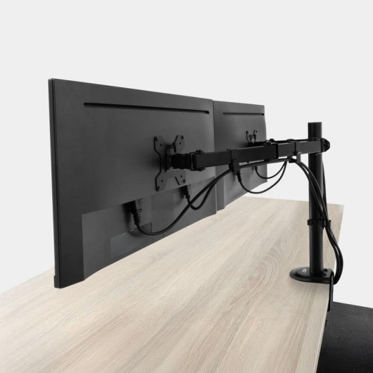 ACT AC8362 Support Moniteur 2 Bras Bureau 10 à 32" VESA 75x75 à 100x100 Max 8Kg