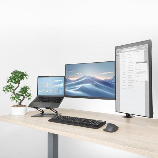 ACT AC8362 Support Moniteur 2 Bras Bureau 10 à 32" VESA 75x75 à 100x100 Max 8Kg