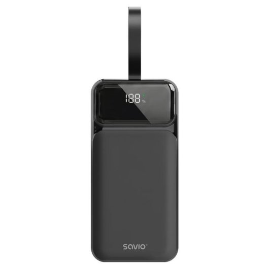 Batteria esterna Savio BA-14 50000 mAh Ricarica rapida USB-C