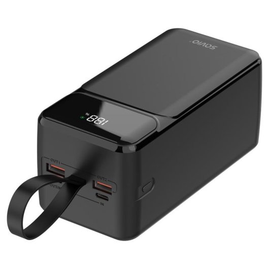 Batteria esterna Savio BA-14 50000 mAh Ricarica rapida USB-C