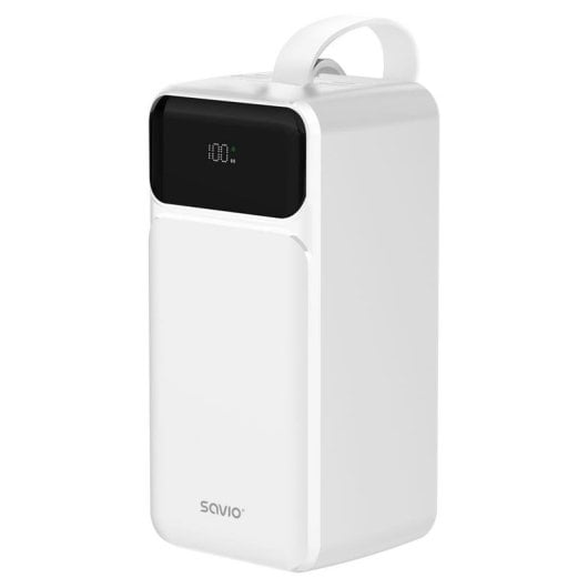 Batteria Esterna Savio BA-15 50000 mAh Ricarica rapida Bianco