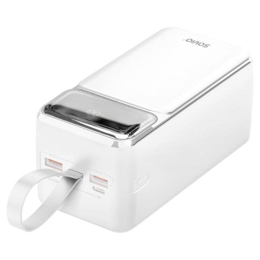 Batteria Esterna Savio BA-15 50000 mAh Ricarica rapida Bianco