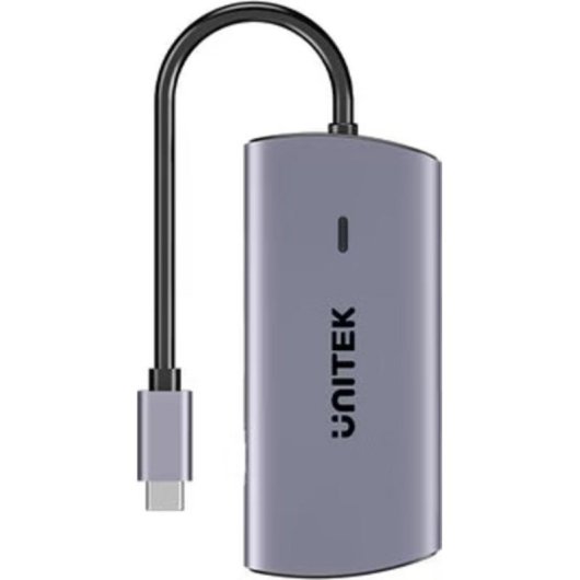 Hub Unitek 6 puertos 5 Gbps modelo D1113CGY01 con carga 100W y HDMI
