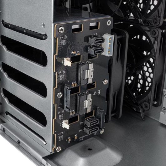 Torre PC Silverstone CS240 Big Tower Mini-ITX/Mini-DTX 4 Bahías 306 mm Negra