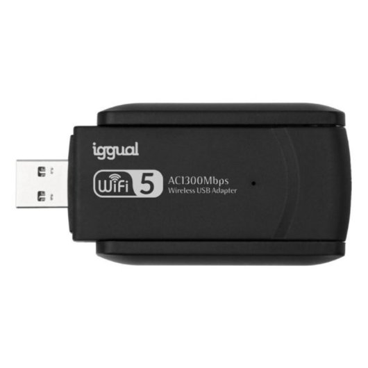 Scheda di Rete IGGUAL Adattatore USB Wifi 1300 Mbps USB 3.2 Dual Band 2.4G/5G