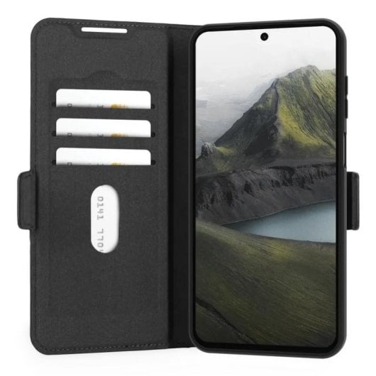 Funda pour mobile dbramante1928 Folio cuir synthétique noir fermeture magnétique Galaxy A17 5G