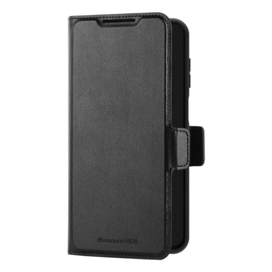 Funda pour mobile dbramante1928 Folio cuir synthétique noir fermeture magnétique Galaxy A17 5G