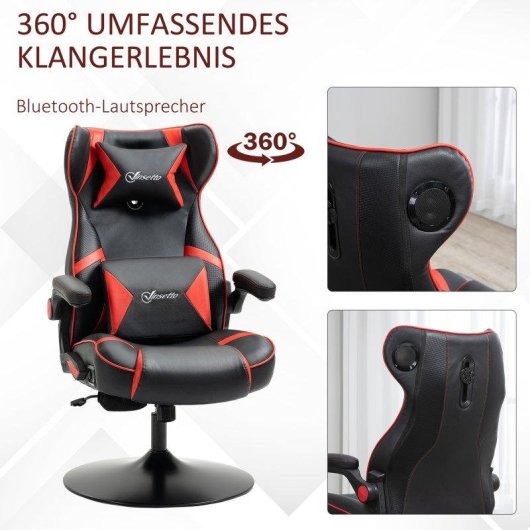 Silla Gaming Ergonómica Rolipo con Altavoces Bluetooth