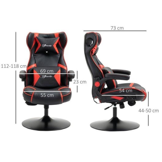 Silla Gaming Ergonómica Rolipo con Altavoces Bluetooth