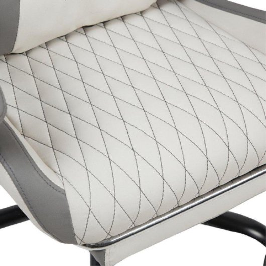 Chaise Gaming Rolipo W3490-6072-WG Reposapies Cuir Proteine Respirant