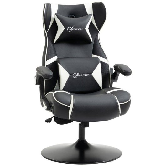 Sedia Gaming Ergonomica Rolipo 921-576WT Altoparlanti Bluetooth