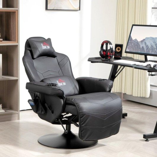Chaise Gaming Ergonomique Rolipo 700-142V00BK Massage