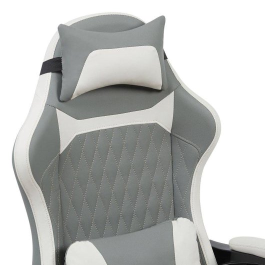 Cadeira Gaming Ergonomica Rolipo W3490-6072-GW Reclinavel 135°