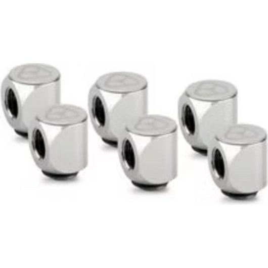 Refrigeración líquida Thermal Grizzly DeltaMate Drehanschluss 90° Glanz Nickel 6 unidades