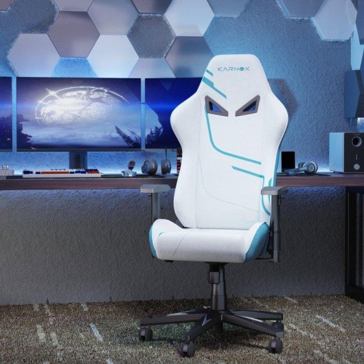 Chaise Gaming Rolipo Kornox Tissu Respirant Hauteur Reglable