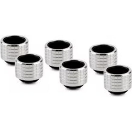 Refrigeración líquida Thermal Grizzly DeltaMate Fitting HT16 Gloss Nickel 6-Pack