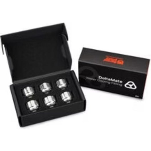 Refrigeración líquida Thermal Grizzly DeltaMate Fitting HT16 Gloss Nickel 6-Pack