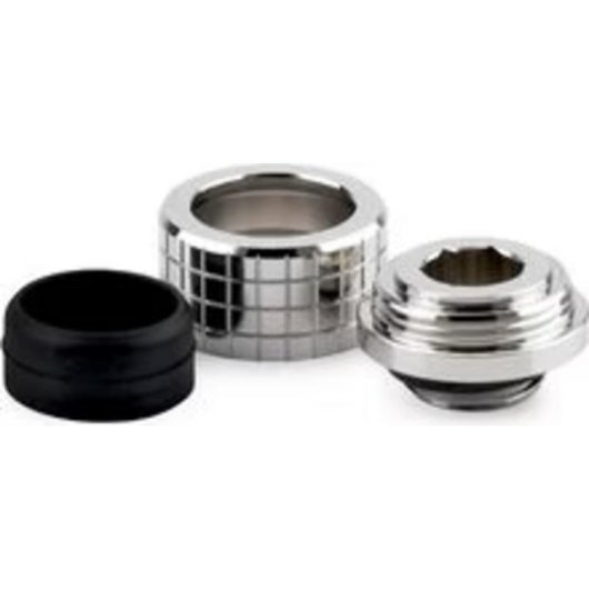 Refrigeración líquida Thermal Grizzly DeltaMate Fitting HT14 Gloss Nickel modular