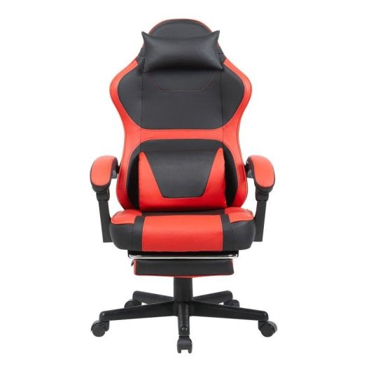 Gaming-Stuhl Rolipo W3490 Ausziehbare Fussst utze und Doppel-Lendenunterstutzung