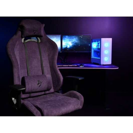 Silla Gaming Arozzi Torretta SoftFabric Morado