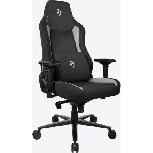 Silla Gaming Arozzi Vernazza Tela Ultrasuave Negro Reclinable 165°
