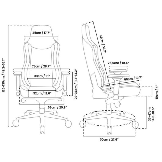 Silla Gaming Arozzi Vernazza Reclinable 165° Tela Ultrasuave Negra