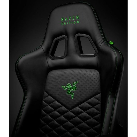 Silla Gaming Razer Tarok Natrix Ergonómica Cuero Sintético Negro