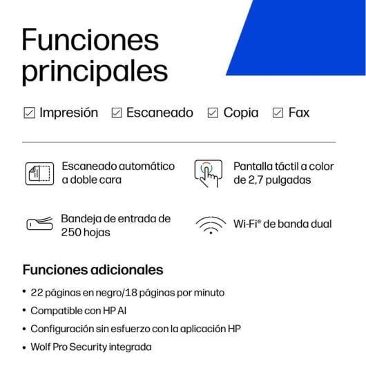 Imprimante jet d'encre Wi-Fi HP OfficeJet Pro 9120 multifonction avec duplex