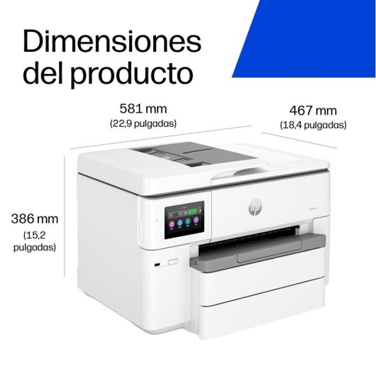 Impresora inyección de tinta WiFi HP OfficeJet Pro 9730 A3 dúplex + 3 Meses de Instant Ink Gratis
