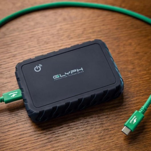 Disco Rígido Glyph Atom EX80 2TB SSD USB4 7000MB/s com Rastreamento de Localização