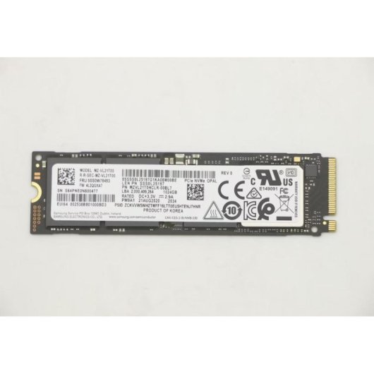Disco Rigido Lenovo 1000 GB M.2 SSD PCIe NVMe M.2 2280
