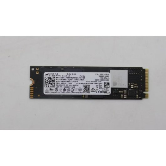 Disco Rigido Lenovo 512GB M.2 SSD PCIe NVMe QLC Garanzia 24 mesi