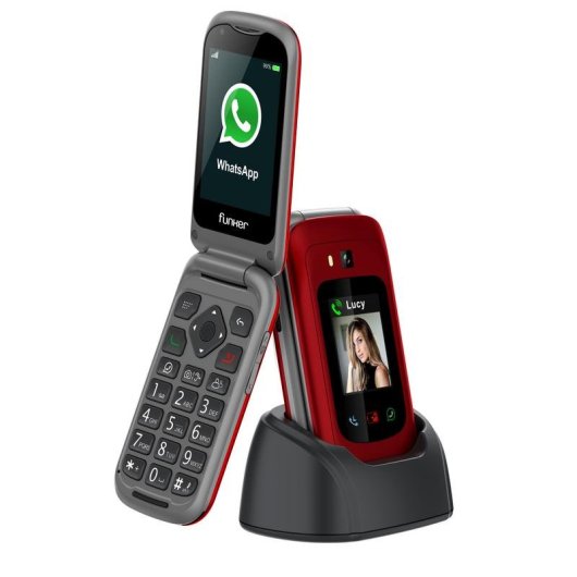 Funker FUNE480R 4G 1GB 8GB 2,4" Rouge