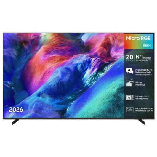 TV Samsung Micro RGB R85H 55" 4K UltraHD 144Hz Smart TV Tizen HDR10+ Dolby Atmos