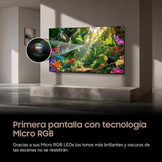 TV Samsung Micro RGB R85H 55" 4K UltraHD 144Hz Smart TV Tizen HDR10+ Dolby Atmos